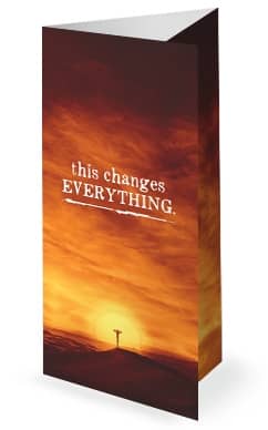 This Changes Everything Sermon Series Trifold Bulletin