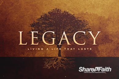 Leaving A Godly Legacy Church Motion Graphic