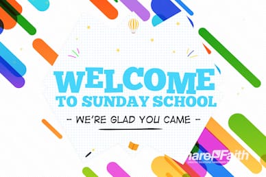 Sunday School Jelly Bean Welcome Motion Graphic