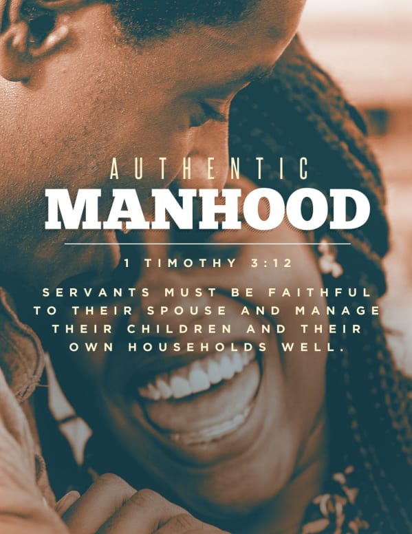 Authentic Manhood Church Flyer