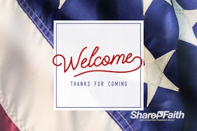 Celebrating the 4th of July Welcome Motion Graphic