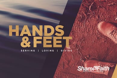 Hands And Feet Church Motion Graphic