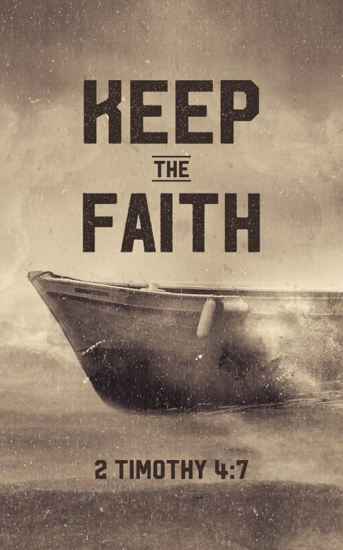 Keep the Faith Church Bulletin Template
