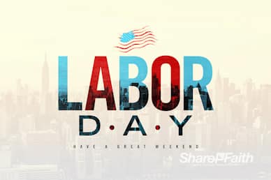 Labor Day Church Motion Graphic