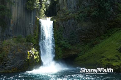 Waterfall Lagoon Worship Video Background