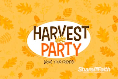 Harvest Party Church Motion Graphic