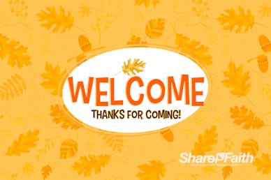 Harvest Party Welcome Motion Graphic