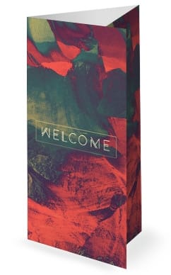 Exodus Church Tri Fold Bulletin Template