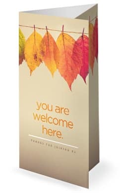 Small Groups Church Trifold Bulletin Cover