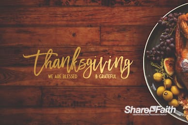 Prayer for Thanksgiving Motion Graphic