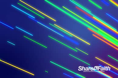 Neon Laser Streaks Worship Video