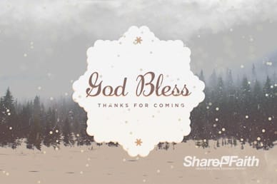You Are Invited To Christmas Goodbye Motion Graphic