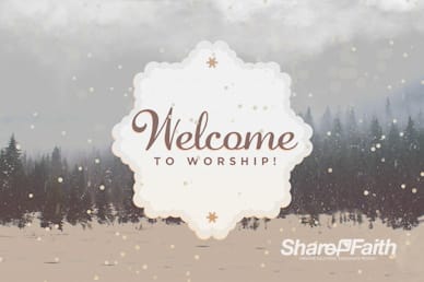 You Are Invited To Christmas Welcome Motion Graphic