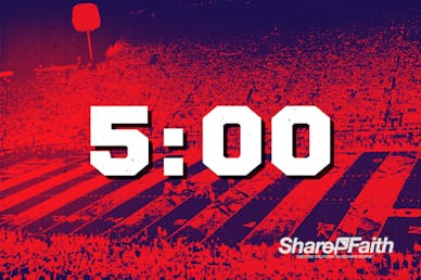 Super Sunday Football Church Countdown Timer