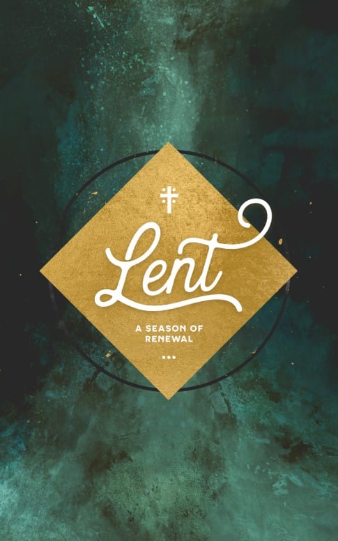 Lent Church Service Bulletin Template