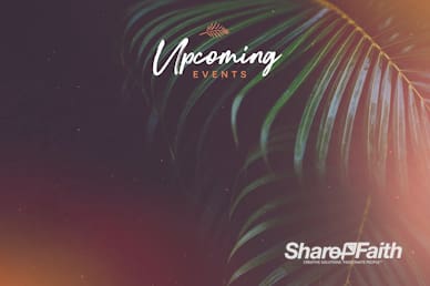 Palm Sunday Hosanna To The King Announcements Video