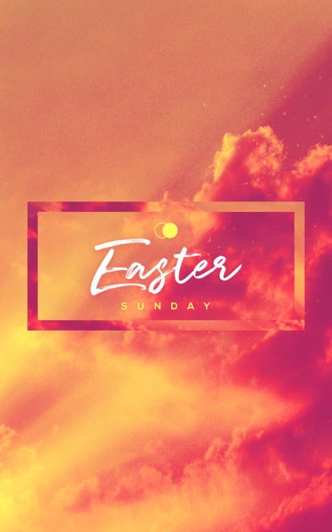 Easter Sunday He Has Risen Sermon Bulletin