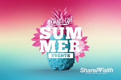Summer Church Events Service Bumper Video