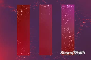 Shimmering Red Particles Worship Motion Background