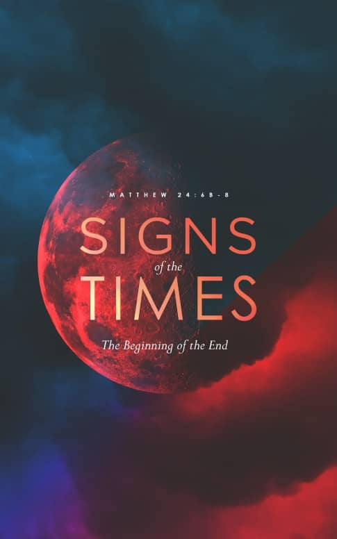 Signs Of The Times Church Bulletin Cover