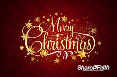 Merry Christmas Service Greeting Motion Graphic
