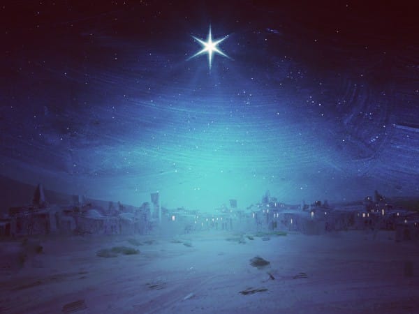 Christmas Journey Evening Star Worship Background