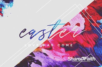 Easter Love Has Come Service Motion Graphic