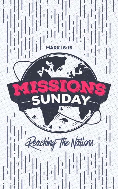 Missions Sunday Church Service Bulletin