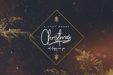 Very Merry Christmas Church Motion Graphic