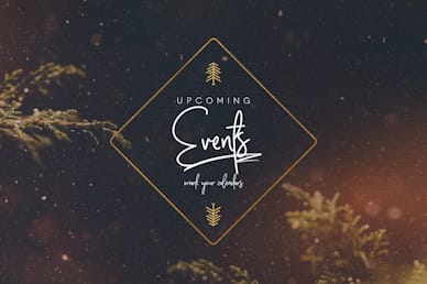 Very Merry Christmas Events Church Motion Graphic