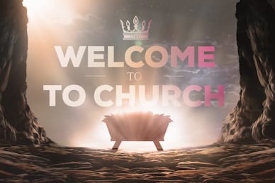 Word Became Flesh Welcome Church Motion Graphic