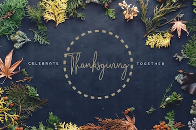 Celebrate Thanksgiving Together Church Motion Graphic