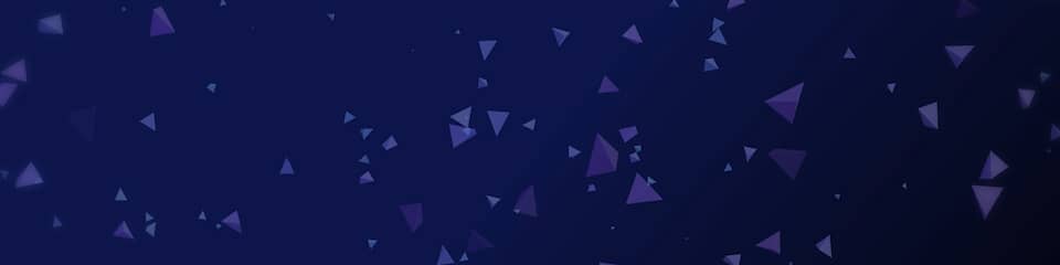 Worship Triangles Indigo Blue Triple Wide