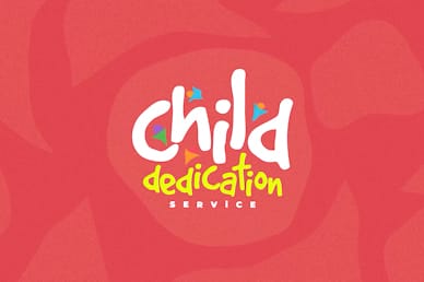 Child Dedication Service Title Church Motion Graphic