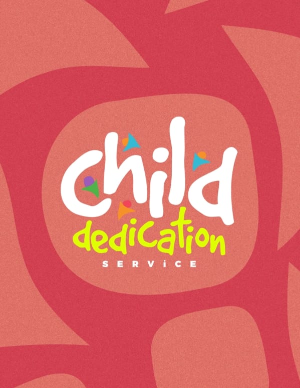 Child Dedication Church Flyer