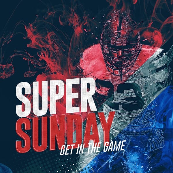 Super Sunday Church Social Media Graphic
