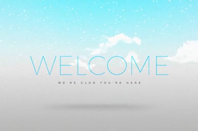 The Vow Welcome Church Motion Graphic