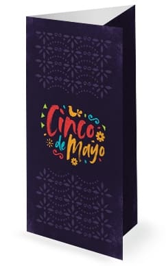 Cinco De Mayo Purple Church Trifold Bulletin