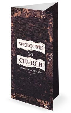 Trust Over Fear Church Trifold Bulletin