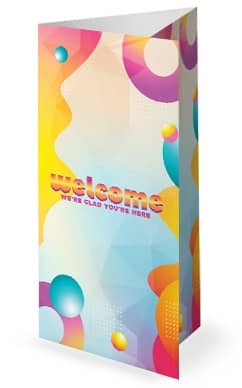 VBS Bubble Church Trifold Bulletin