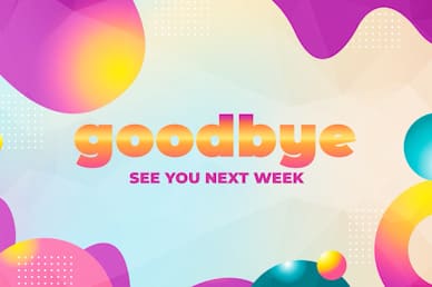 VBS Bubble Goodbye Church Motion Graphic