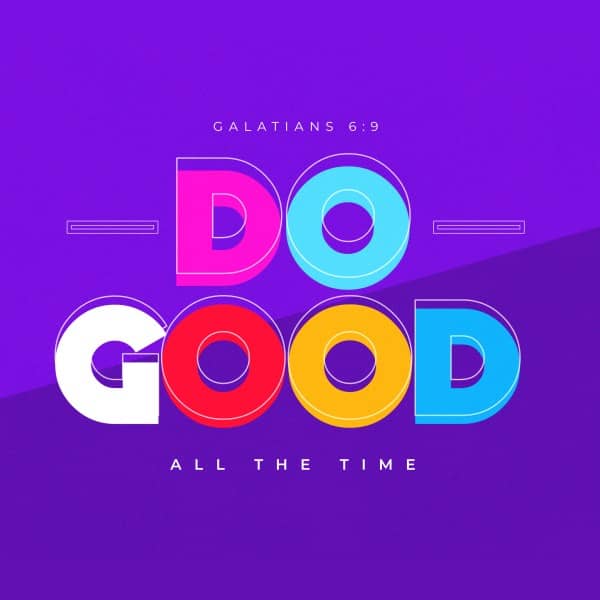 Do Good Purple Church Social Media Graphic