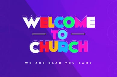 Do Good Purple Welcome Church Video