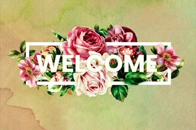 Be Kind Rose Welcome Church Motion Graphic