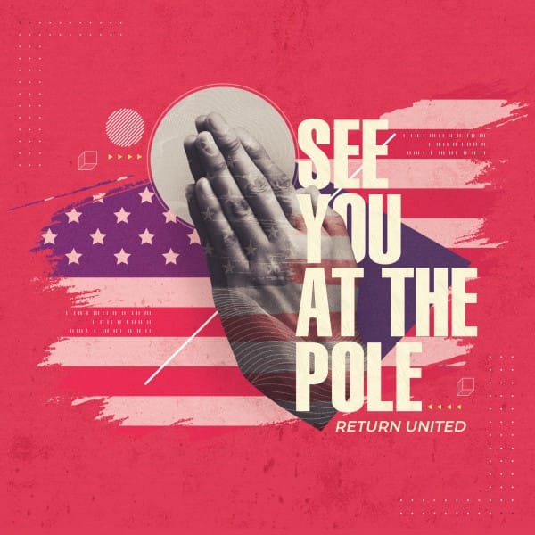 Red See You At The Pole Social Media Graphic