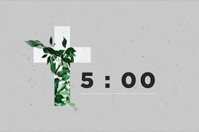 Communion Sunday Cross Countdown Church Video
