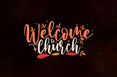 Happy Thanksgiving Brown Welcome Church Video