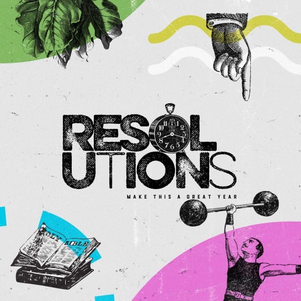Resolutions Great Year Social Media Graphic