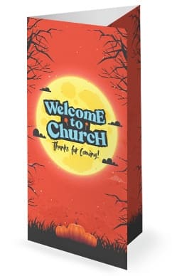 Trunk Or Treat Pumpkins Church Trifold Bulletin