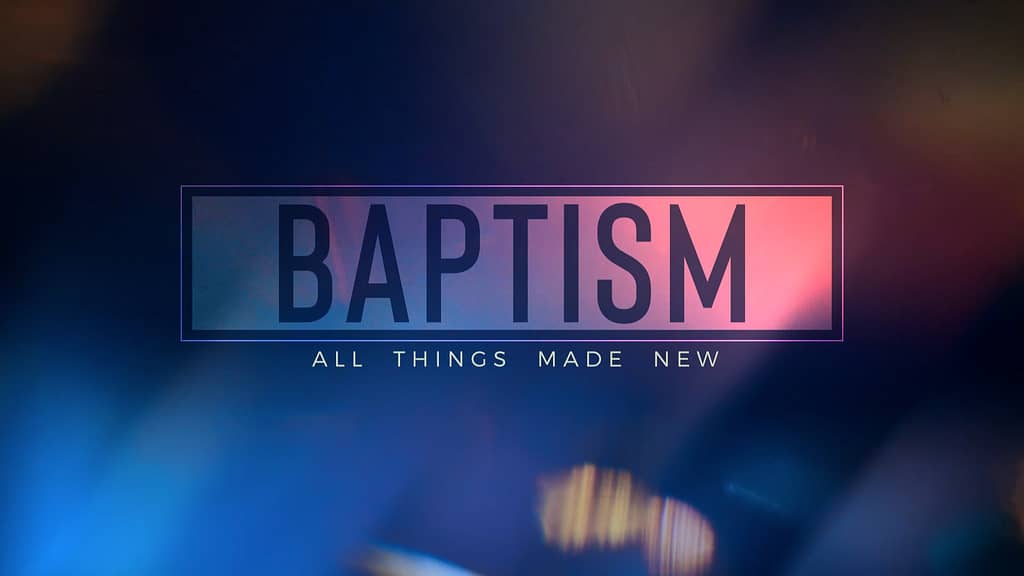 Baptism Light Flare Church Motion